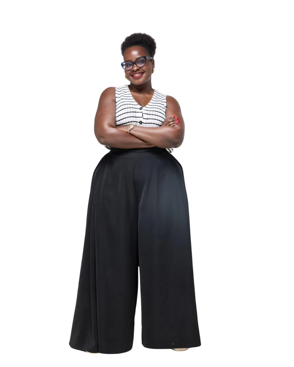 Claire Nansikombi, founder of Monetize Africa, laughing